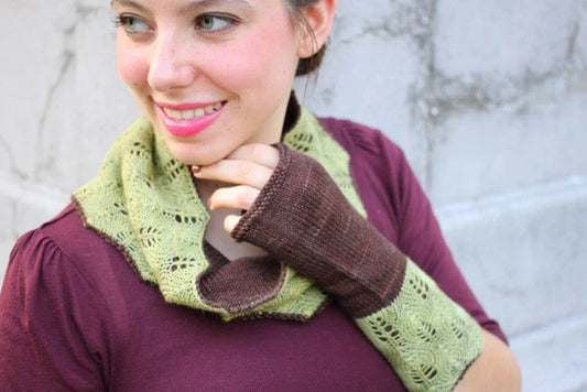 Candlelight Vigil Mitts Knitting Pattern - Digital Download