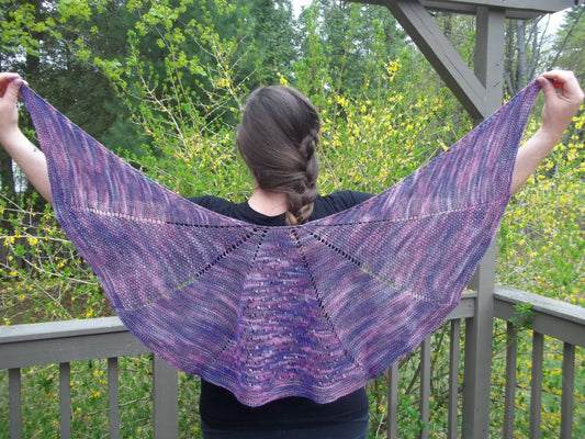 Masquerade Shawl Knitting Pattern - Digital Download