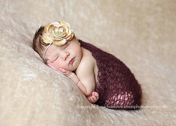 Stork Net Baby Wrap Photo Prop Knitting Pattern - Digital Download