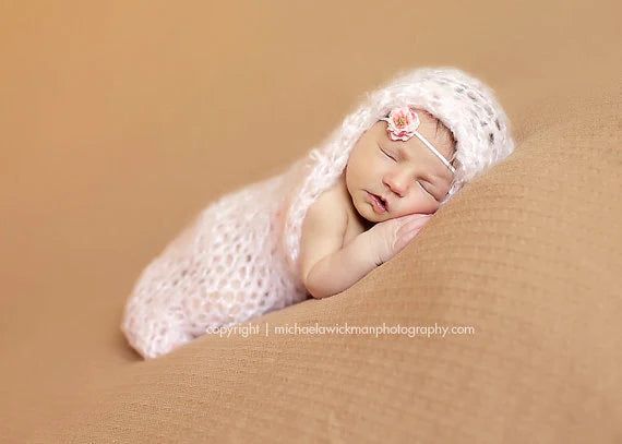 Stork Net Baby Wrap Photo Prop Knitting Pattern - Digital Download