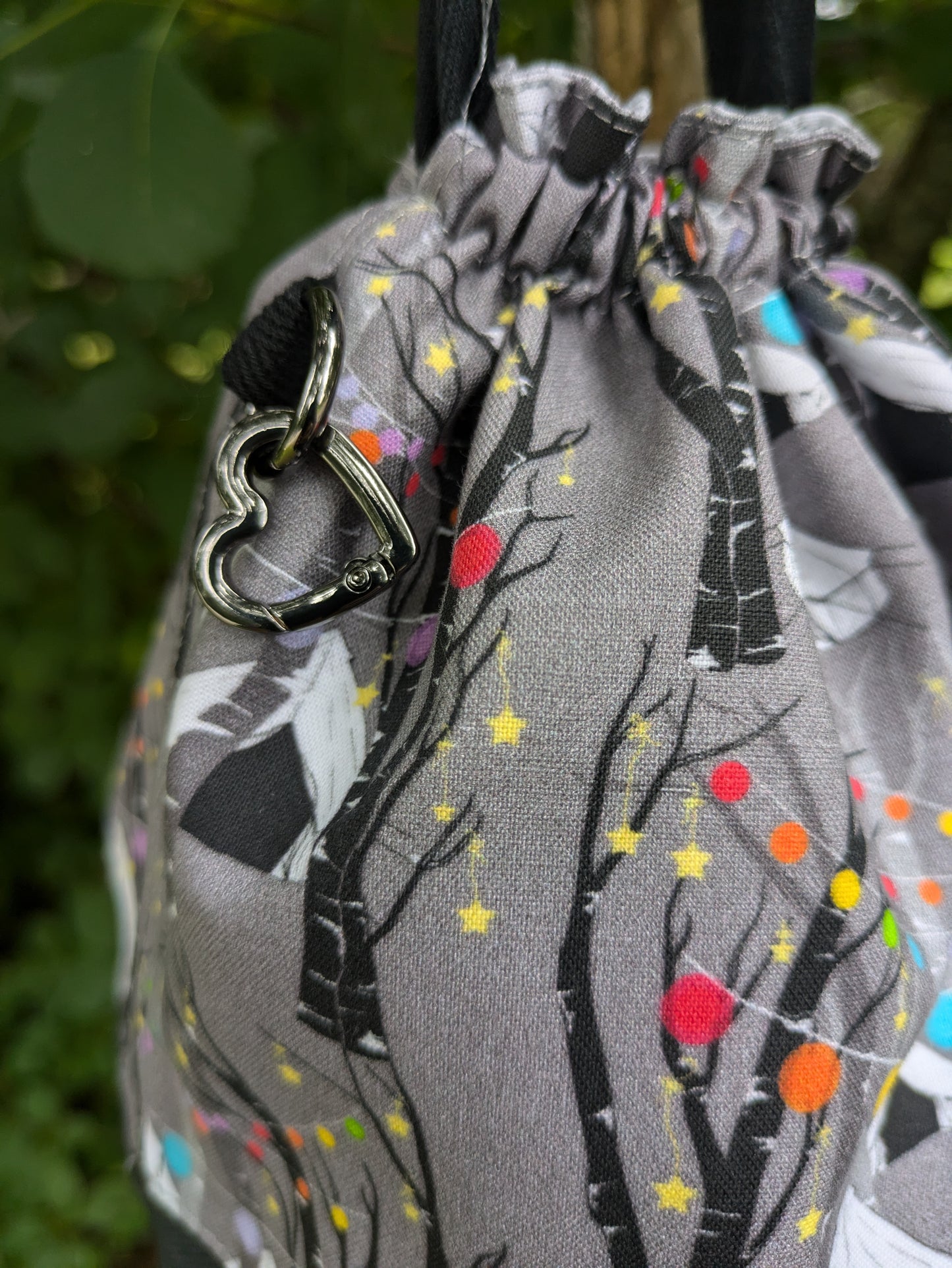 Stitcher's Stuff Sack - Knitting/Crochet Fiber Arts Project Bag - Yarny Yurts